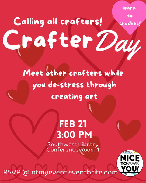 Graphic Design Example - Valentine’s CrafterDay