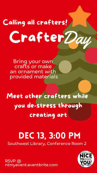 Graphic Design Example - Christmas CrafterDay